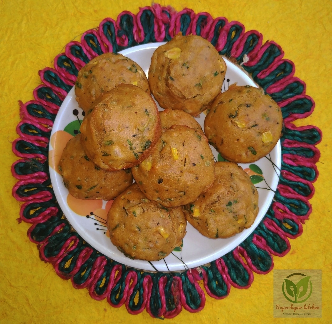 Whole Wheat Corn muffins SUPER DUPER KITCHEN